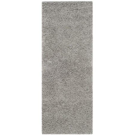 Safavieh Athens Shag Runner Rug, Light Grey - 2 ft. - 3 in. x 8 ft. SGA119F-28